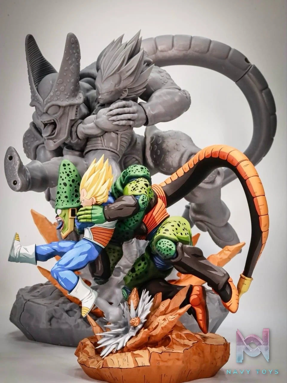 Vegeta vs Cell - Dragon Ball - Boundless Blank Studio resin statue Boundless Blank Studio anime figure