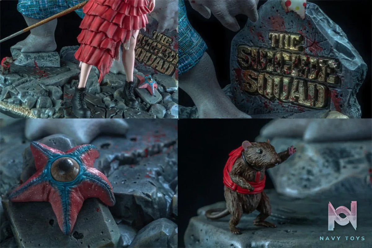 C Four Studio – The Suicide Squad Harley Quinn And King Shark