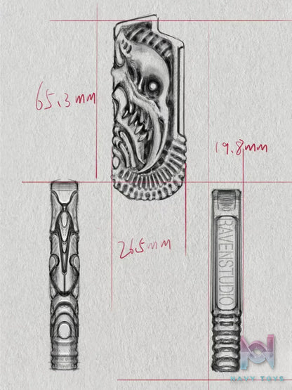 Raven Studio (silver jewelry) – Misty Fire Handmade Silver BIC J5 Lighter Case Original