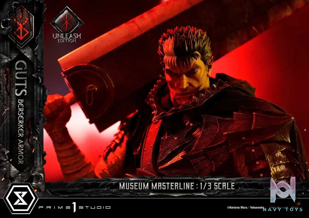 Armor Unleash Edition MMBR-02 MMBR-02DX MMBR-02DXS (Licensed) - Museum Masterline Berserk Guts Berserker - Prime 1 Studio resin statue Navy Toys anime figure