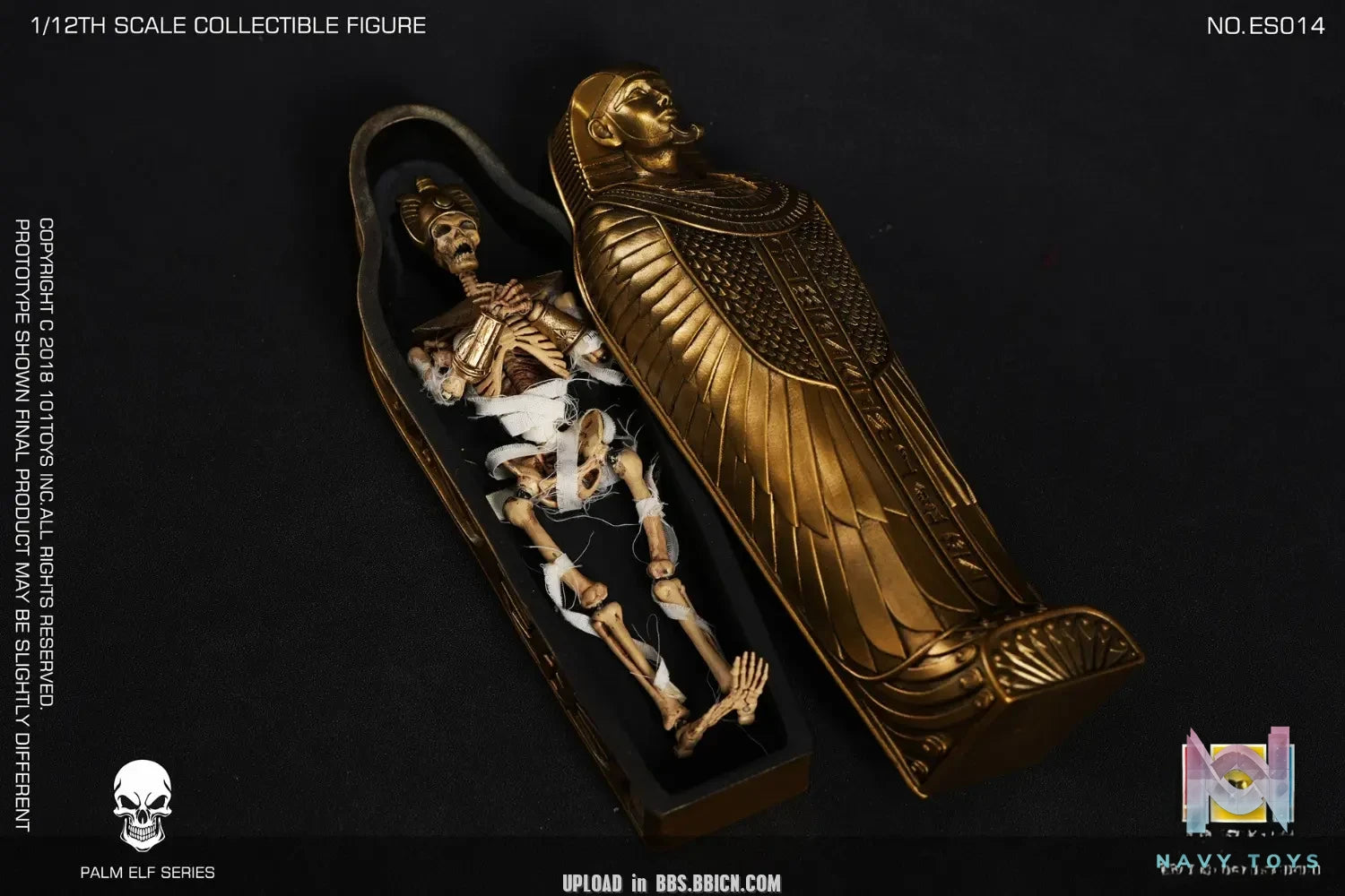 101Toys – Original PALM ELF SERIES- Skeleton Egyptian Mummy (Licensed)