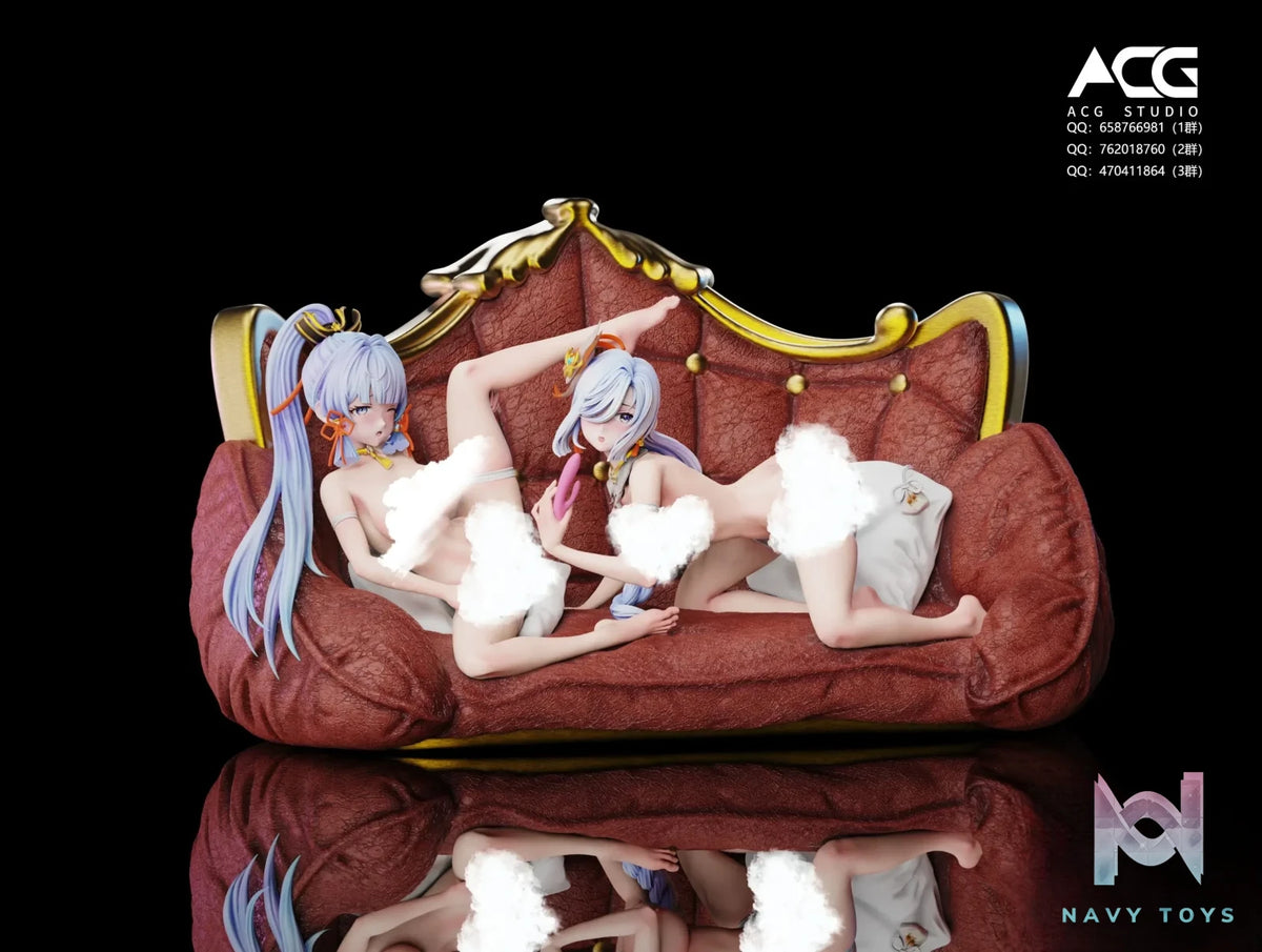 ACG Studio – Genshin impact Lying Series Shenhe & Kamisato Ayaka
