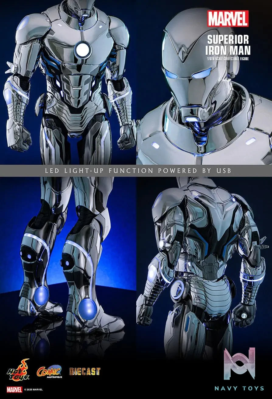 Hottoys – Marvel Comics Superior Iron Man 1/6th scale Collectible Figure CMS026D73 (Licensed)
