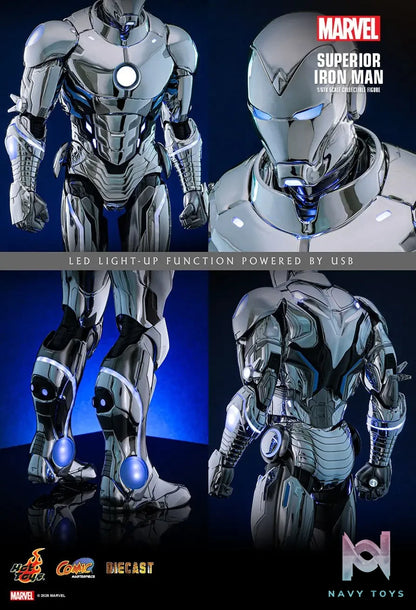Hottoys – Marvel Comics Superior Iron Man 1/6th scale Collectible Figure CMS026D73 (Licensed)