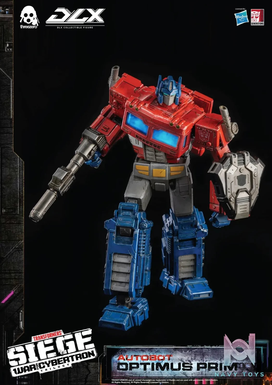 Threezero – Transformers: War for Cybertron 10-inch DLX Optimus Prime (Licensed)
