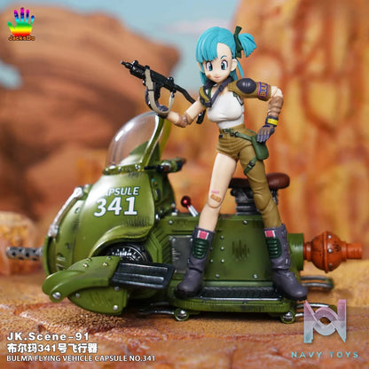 JacksDo Studio – Dragon Ball Bulma 341 aircraft GK model