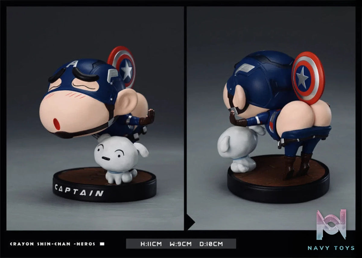 Candy Studio – Shinchan Cosplay Series SpiderMan SuperMan CaptainAmerica