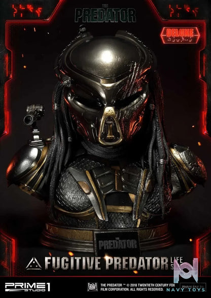 Prime 1 Studio – Life Size Bust The Predator (Film) Fugitive Predator LSTPR-01 LSTPR-01DX (Licensed)
