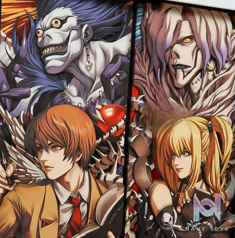 KALA HOME Studio – Death Note Multiple Characters 3Decorative Painting Death Note