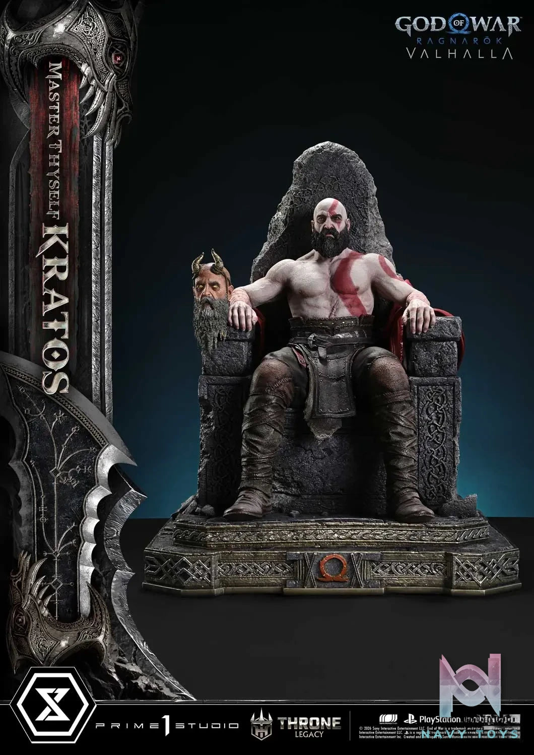 Prime 1 Studio – God of War: Ragnarok Master Thyself Kratos 1/3 Scale Statue TLCGOW-01 TLCGOW-01S (Licensed)