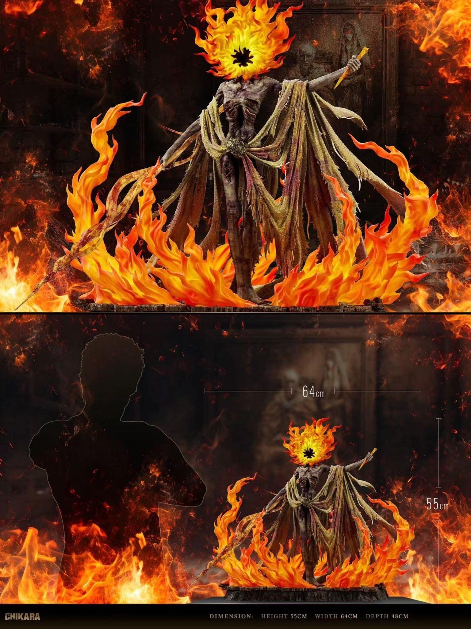 Midra Lord of Frenzied Flame - Elden Ring - Chikara Studio resin statue Chikara Studio anime figure