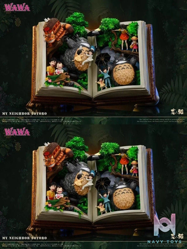 Hayao Miyazaki Book - My Neighbor Totoro - WAWA Studio resin statue WAWA Studio anime figure