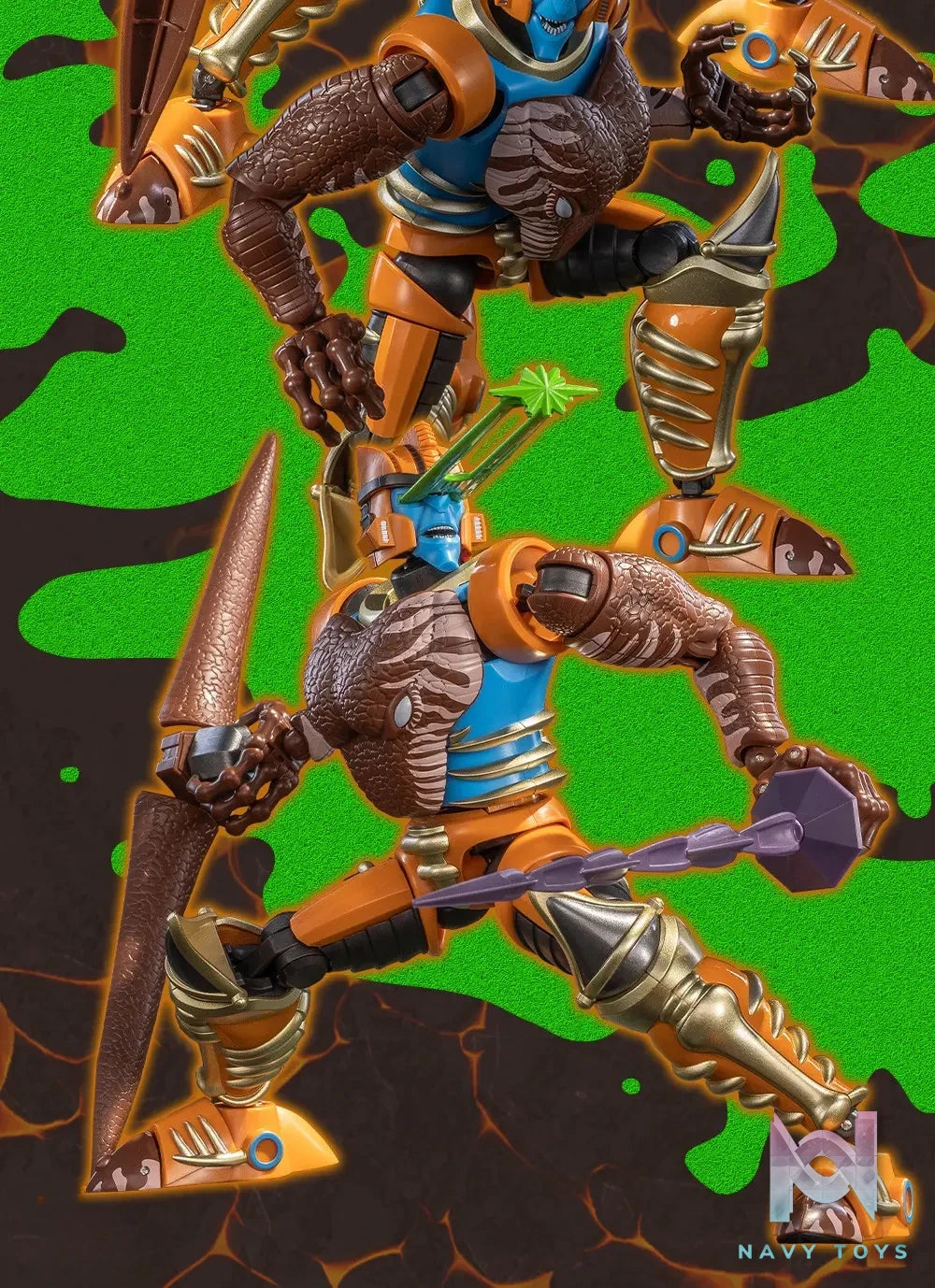 Yolopark – AMK Series Transformers: Beast Wars Dinobot X Optimus Primal (Licensed)