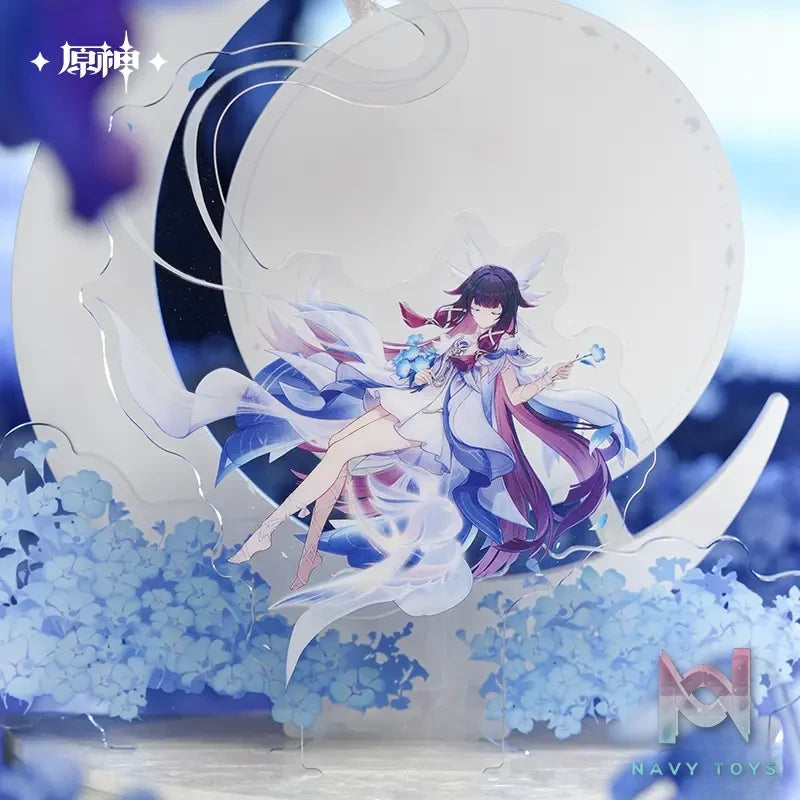 miHoYo – Genshin New Moon’s Blessing Columbina Stand X Ornament X Foldable Shikishi (Licensed)