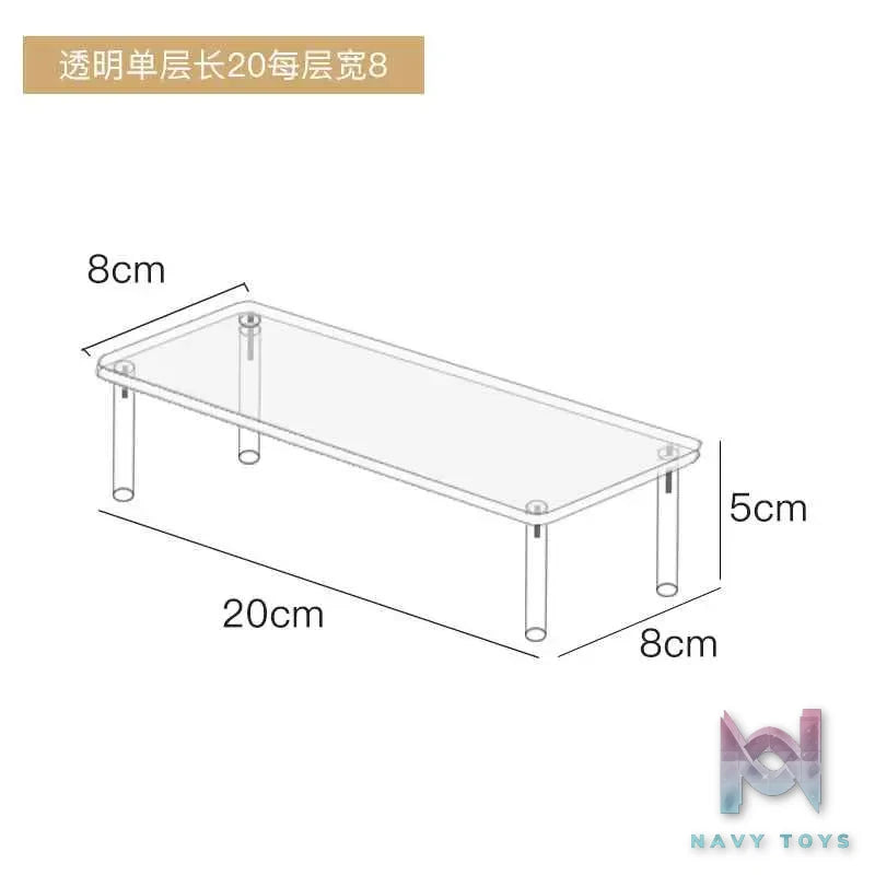 Showcase Factory – Acrylic Stair Display Stand for Nendoroids Blind Boxes Mini Figures