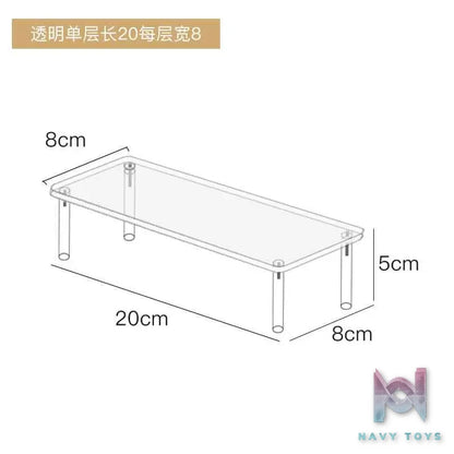Showcase Factory – Acrylic Stair Display Stand for Nendoroids Blind Boxes Mini Figures