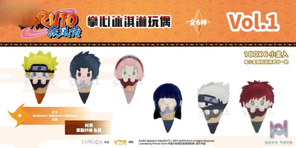 TAPIOCA – Naruto Shippuden Palm-Sized Ice Cream Plush Blind Box Vol. 1 X Vol. 2 (6 pieces / box) (Licensed)