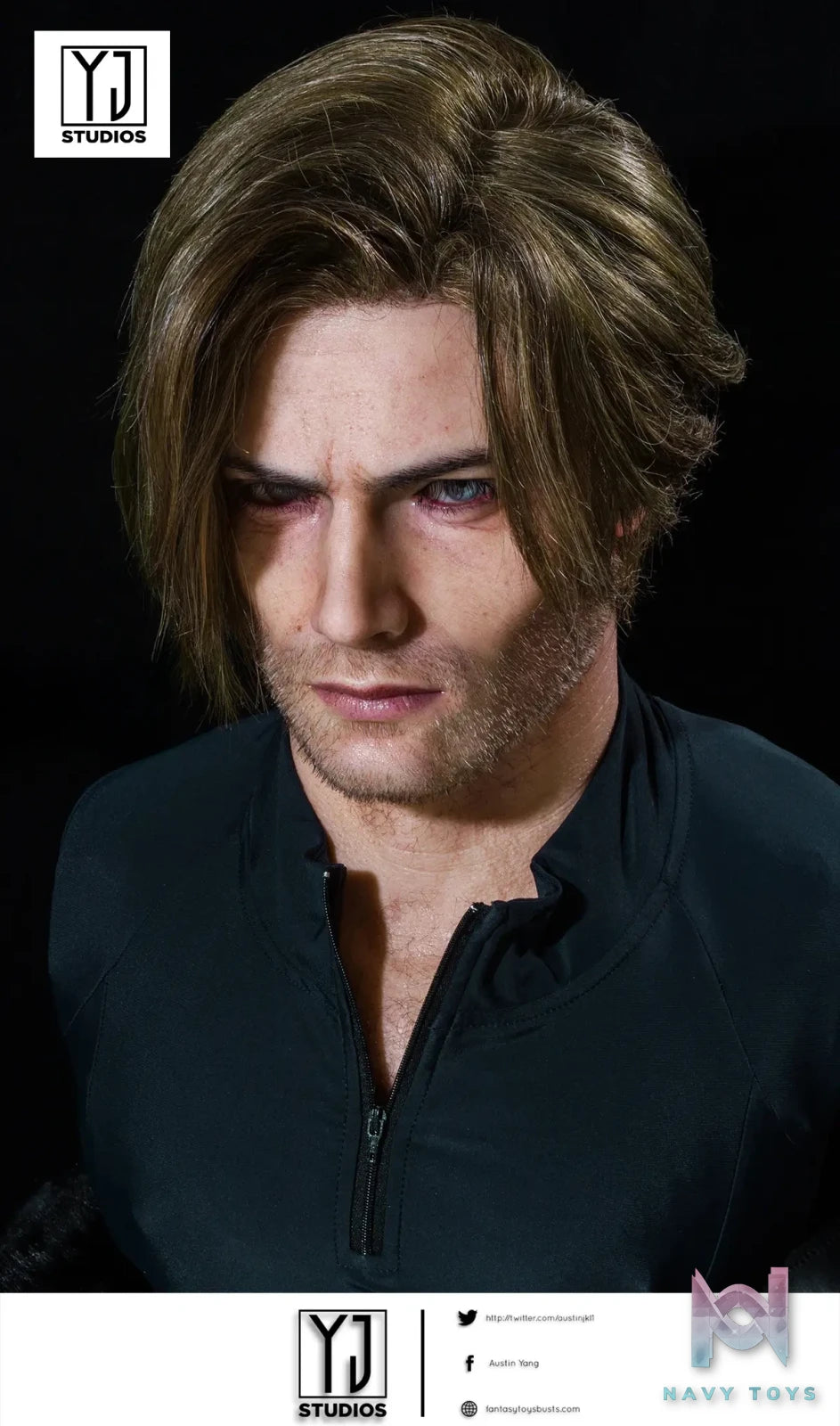 YJ Studio – Leon Scott Kennedy 1/1 Bust Resident Evil 9