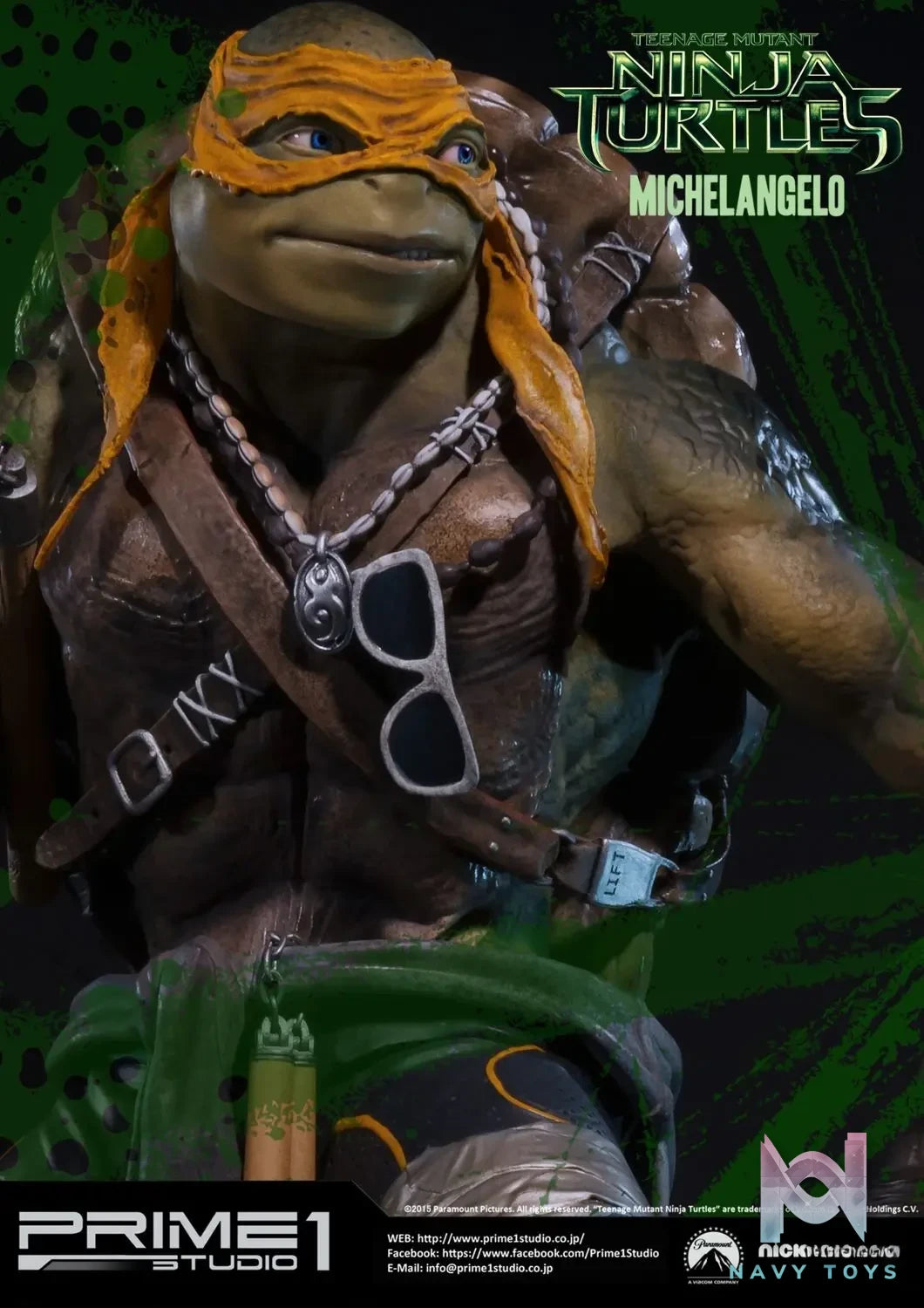 Prime 1 Studio – Museum Masterline Teenage Mutant Ninja Turtles (Film) Michelangelo MMTMNT-04 (Licensed)