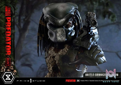 Prime 1 Studio – Premium Bust Predator (Film) Jungle Hunter Predator Battle-Damaged PBPR-03 (Licensed)