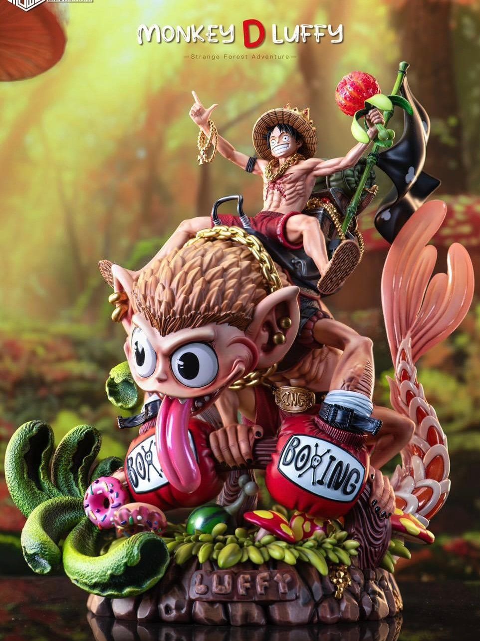 Luffy & Monkey - One Piece - MJ Studio