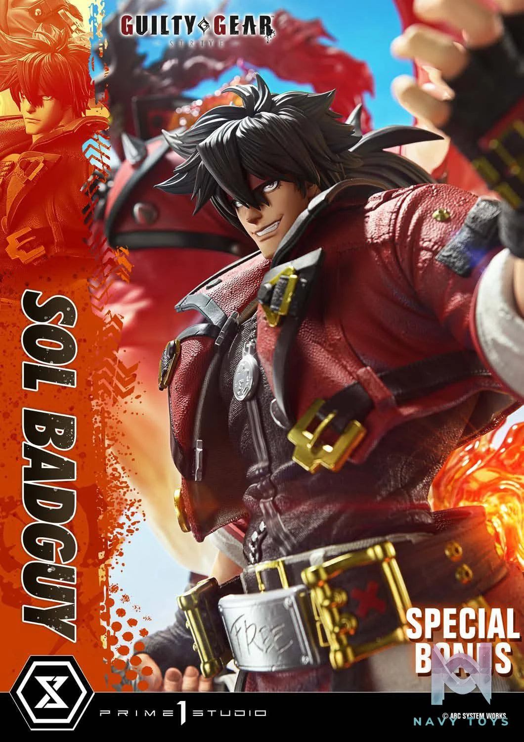 Sol Badguy resin statue prime 1 studio anime figure