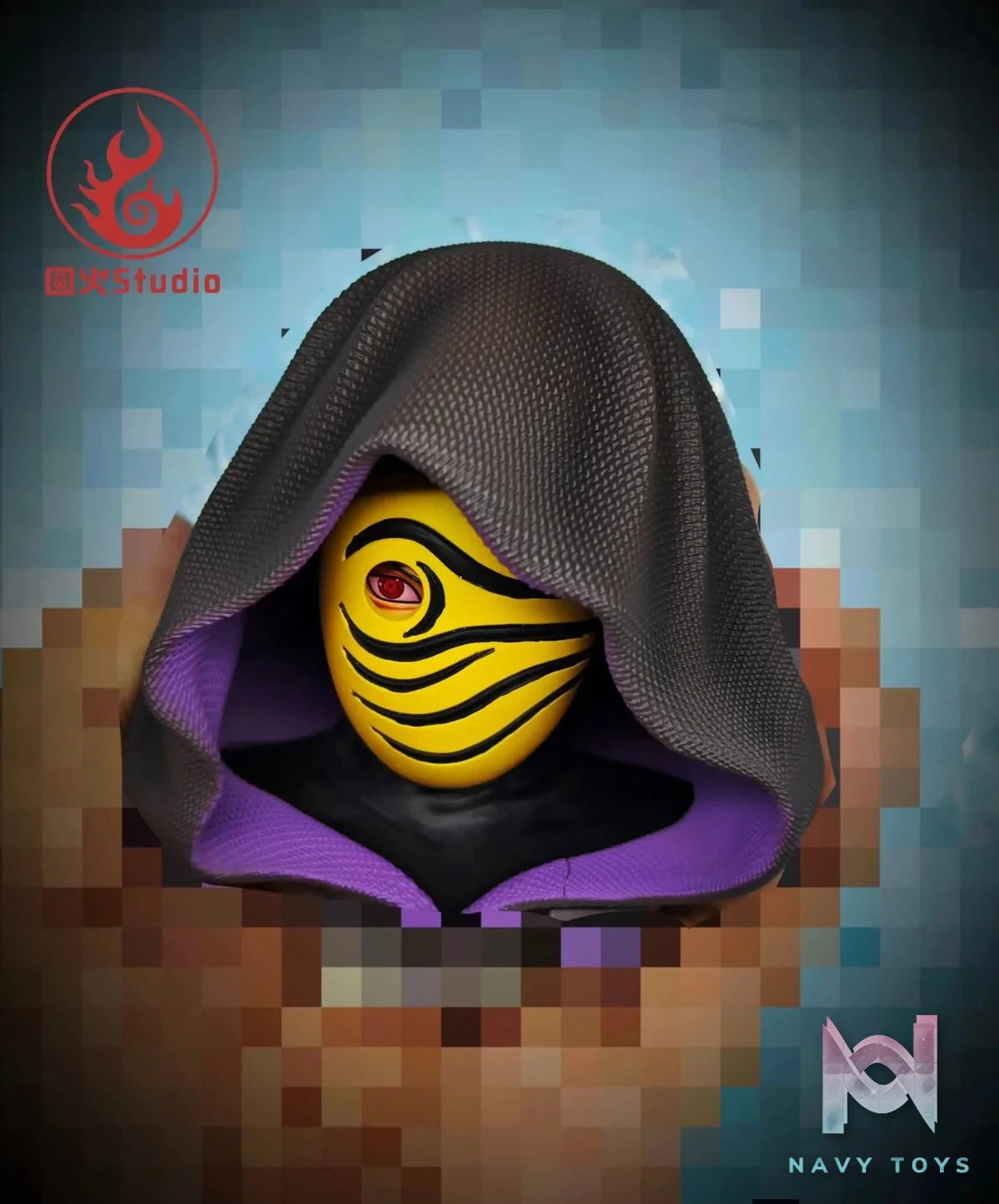 Uchiha Obito resin statue Yuan Huo Studio anime figure
