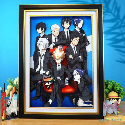 KALA HOME Studio – Katekyo Hitman Reborn! Multiple Characters #01 3D Decorative Painting Katekyo Hitman Reborn!