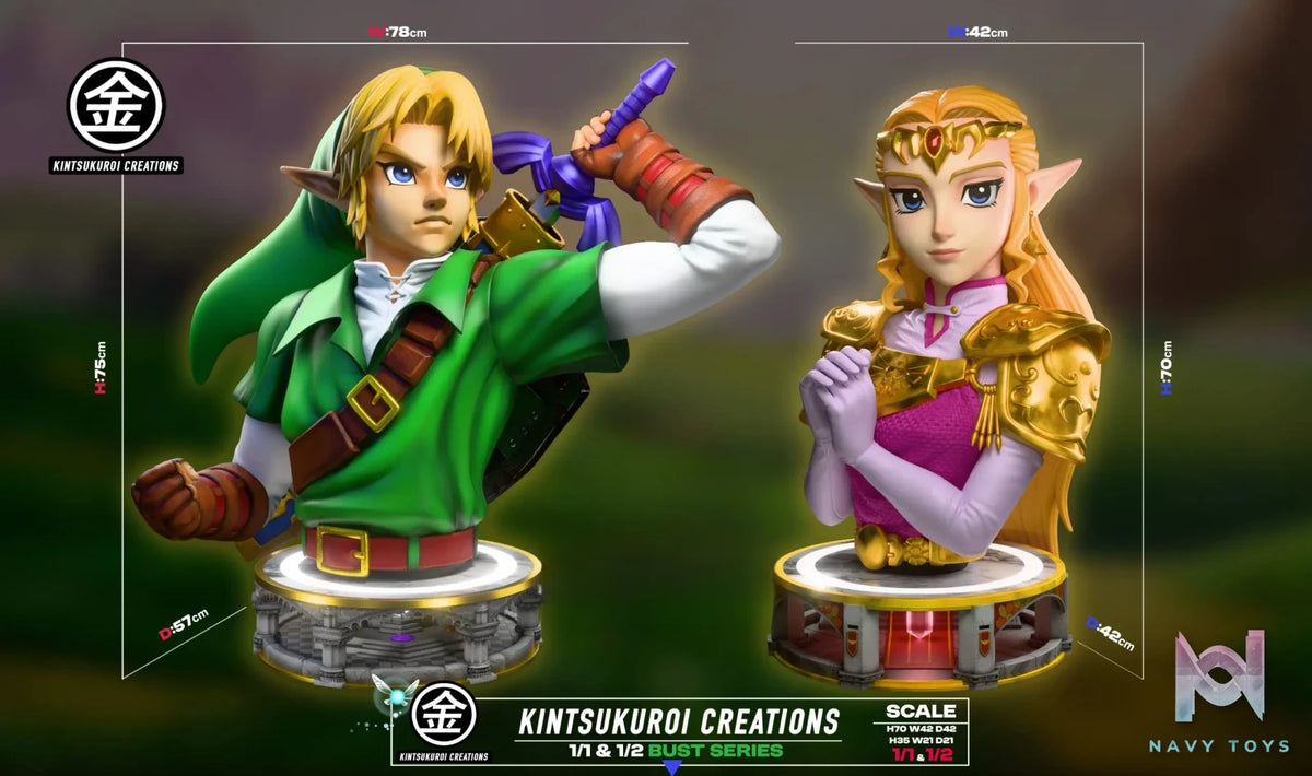 Kintsukuroi Creations Studio – ADULT ZELDA BUST The Legend of Zelda