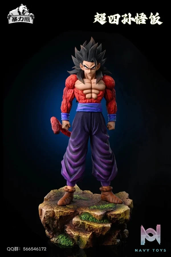 Violent bear Studio - Dragon Ball Super 4 Series 6 Super 4 Son Gohan resin statue Navy Toys anime figure