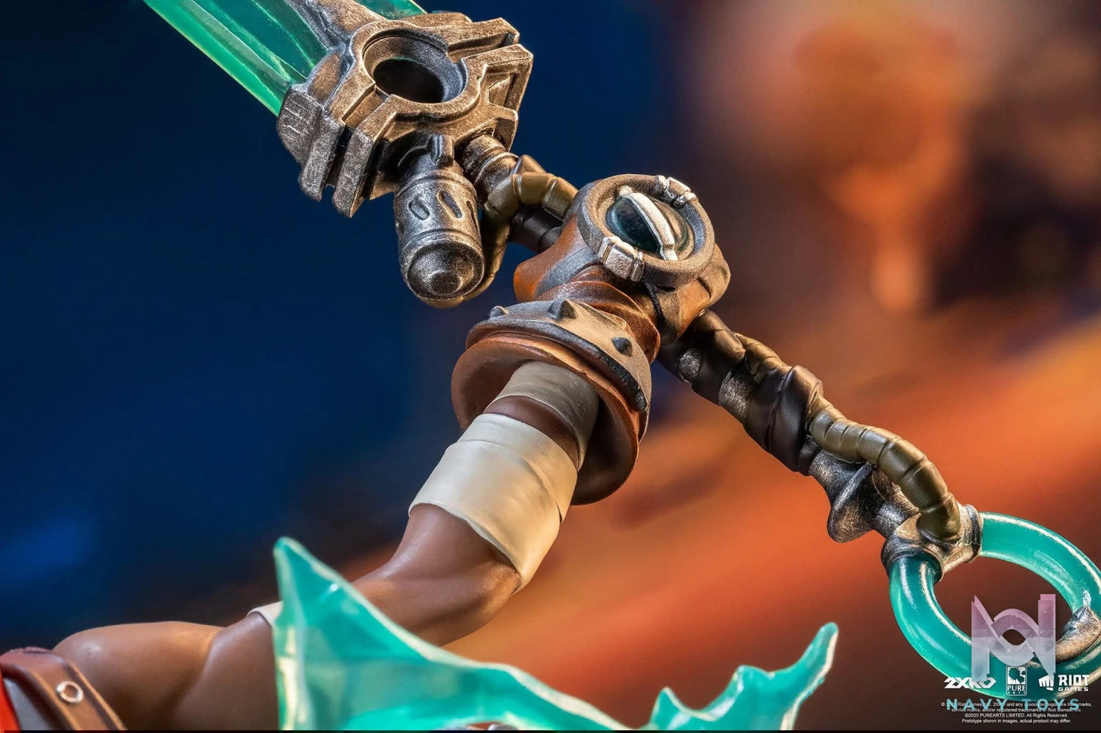 Ahri & Ekko VS Jinx & Warwick resin statue PureArts Studio anime figure
