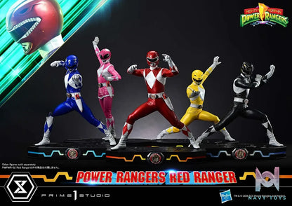 Prime 1 Studio – Premium Masterline Mighty Morphin Power Rangers Power Rangers Red Ranger PMPWR-02 (Licensed)