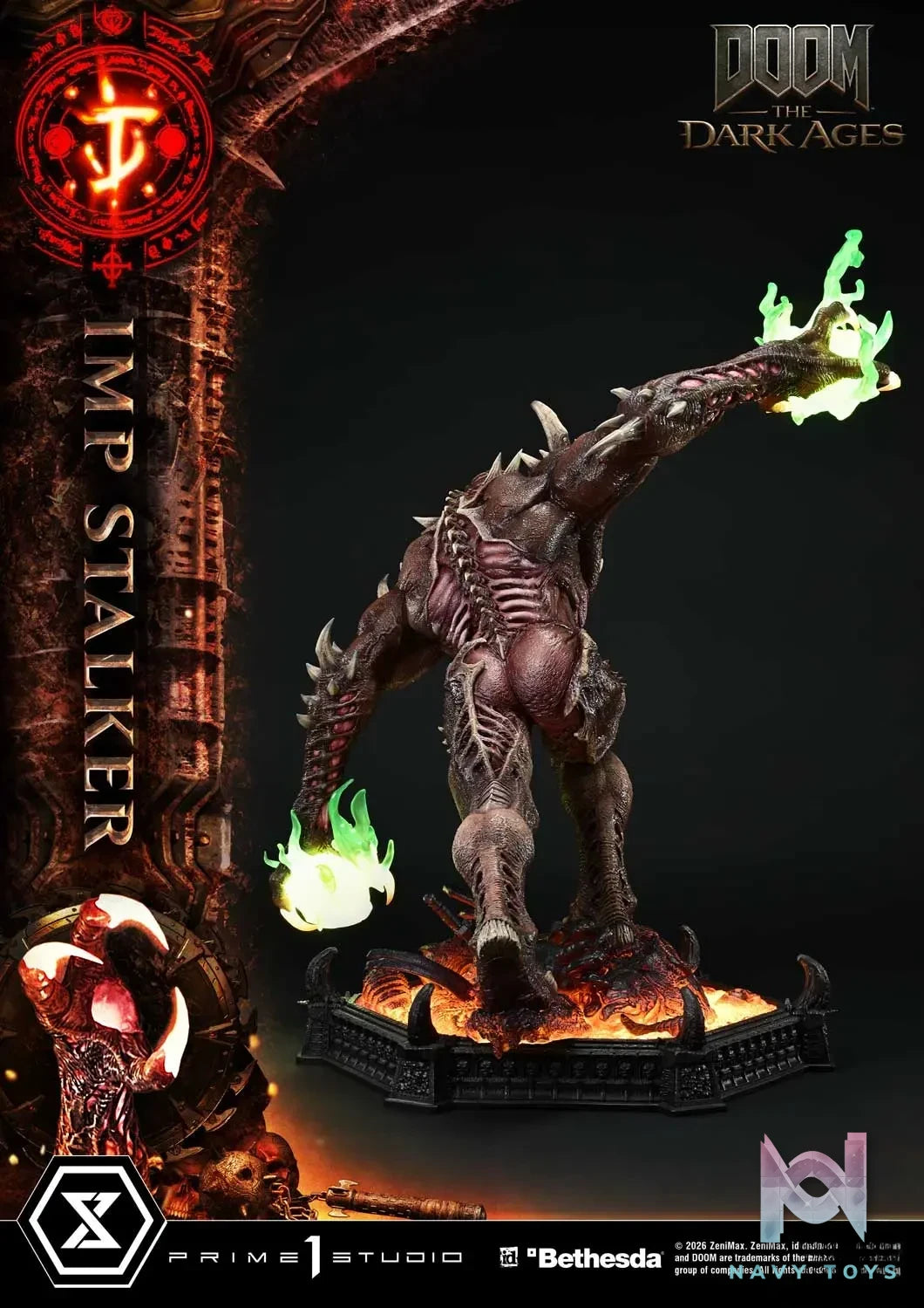 Prime 1 Studio – Ultimate Premium Masterline DOOM: The Dark Ages Imp Stalker UPMDOOM-02 UPMDOOM-02S (Licensed)