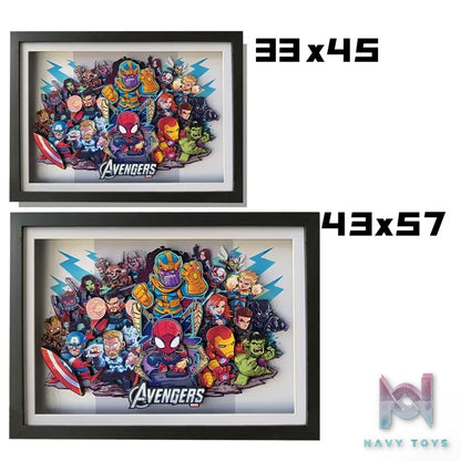 KALA HOME Studio – Marvel Multiple Characters #01 3D Decorative Painting Marvel