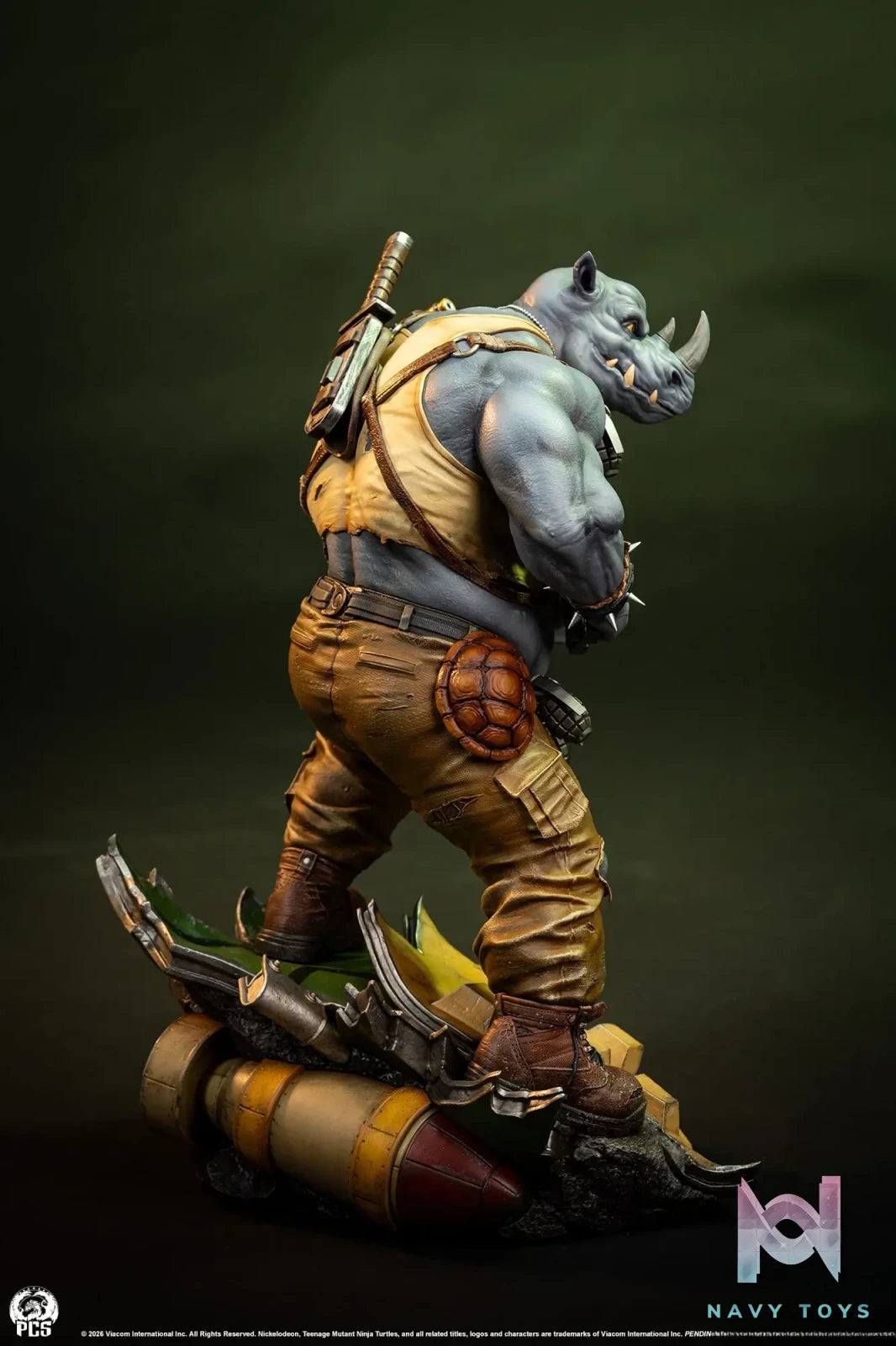 Premium Collectibles Studio – TMNT Legends Rocksteady 1/3 Scale Statue (Licensed)