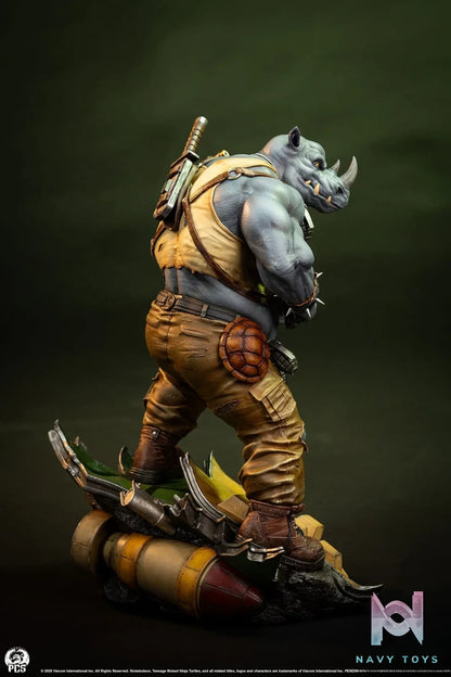 Premium Collectibles Studio – TMNT Legends Rocksteady 1/3 Scale Statue (Licensed)