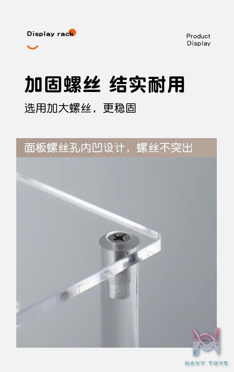 Showcase Factory – Acrylic Stair Display Stand for Nendoroids Blind Boxes Mini Figures