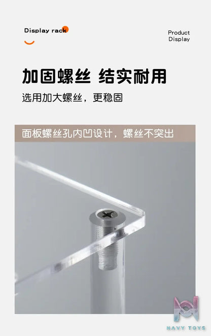 Showcase Factory – Acrylic Stair Display Stand for Nendoroids Blind Boxes Mini Figures