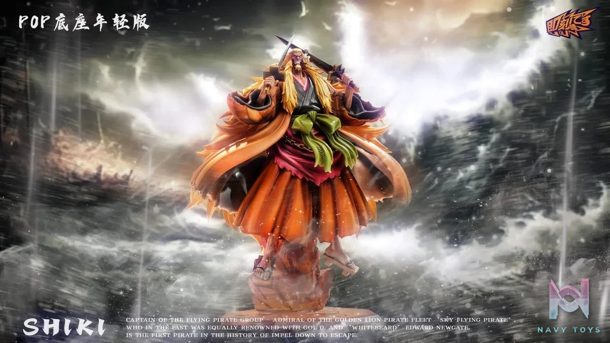 Ji Ke Studio - One Piece Shiki resin statue Navy Toys anime figure