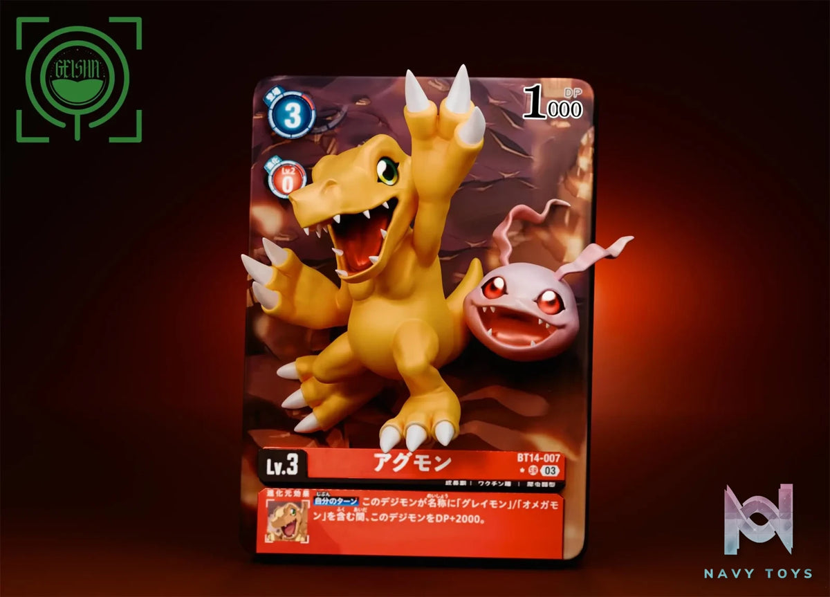 GEISHA Studio – Digimon Card Series #1 Agumon & Koromon