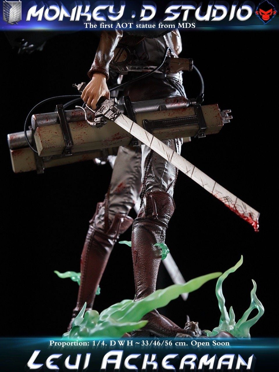 Levi Ackerman - Attack On Titan - Monkey D Studio resin statue monkey d studio anime figure