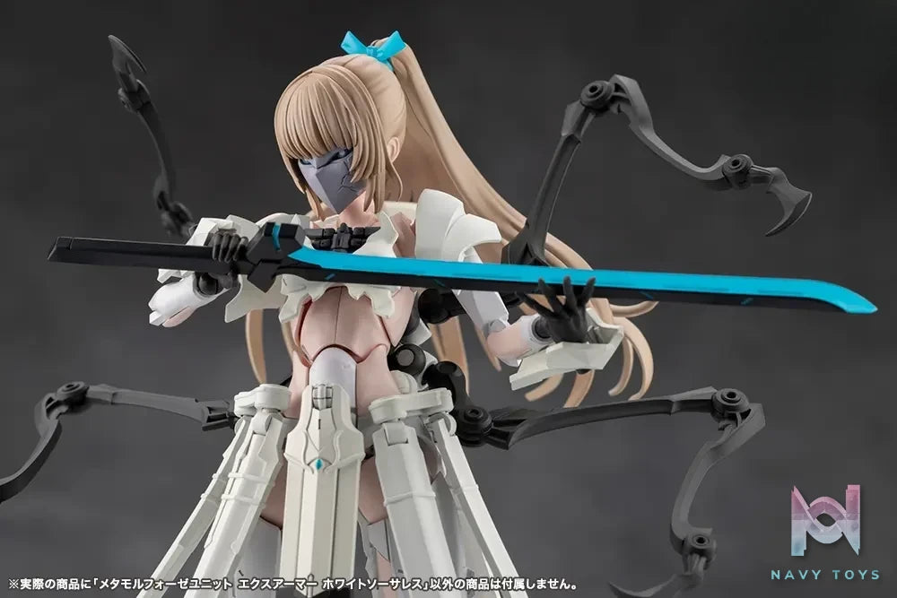 Kotobukiya – MEGALOMARIA UNLIMITED UNIVERSE METAMORPHOSE UNIT EXARMOR WHITE SORCERESS Plastic Model (Licensed)