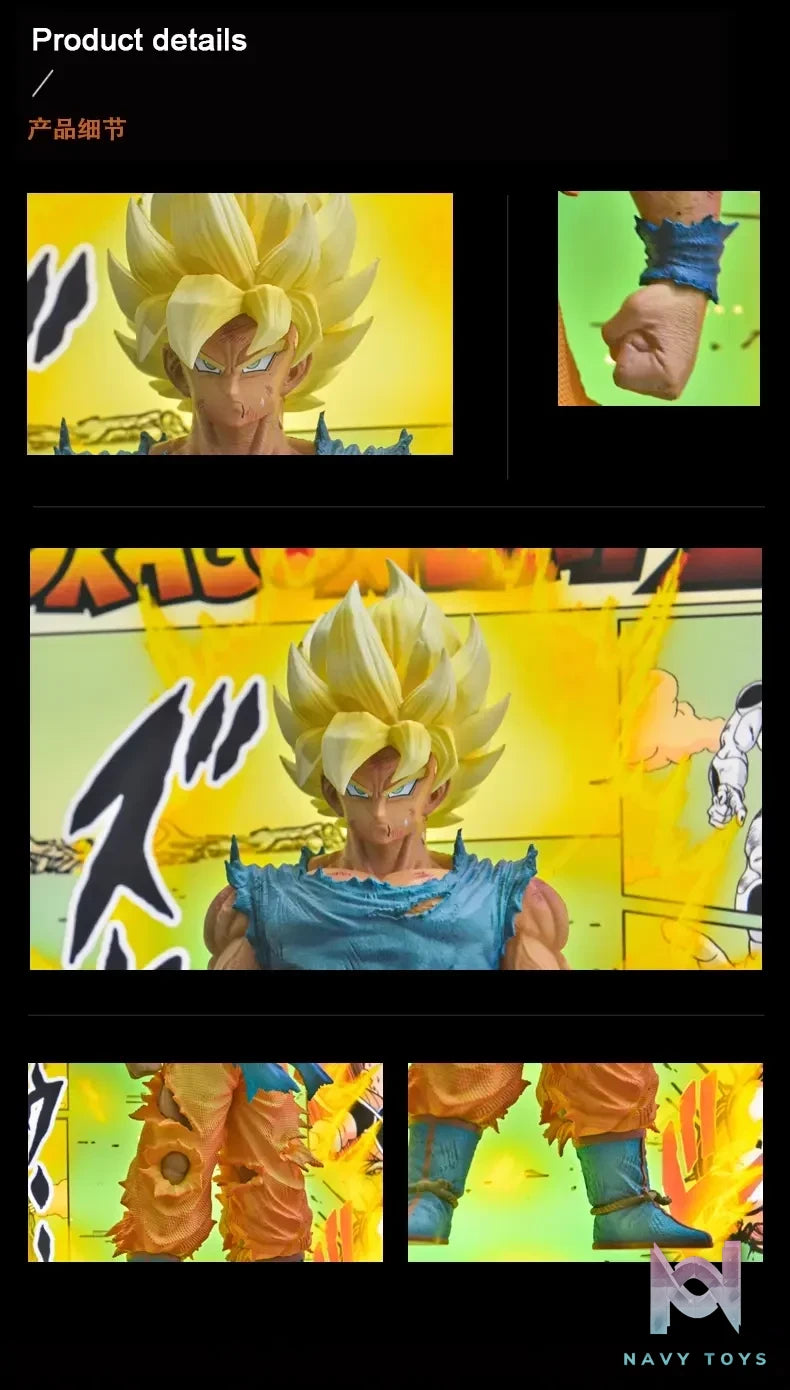 Time tree Studio – Dragon Ball Son Goku & Gotenks Decorative 3D Stereoscopic Painting