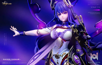 Pink Lady Studio - Raiden Shogun Genshin Impact resin statue Navy Toys anime figure