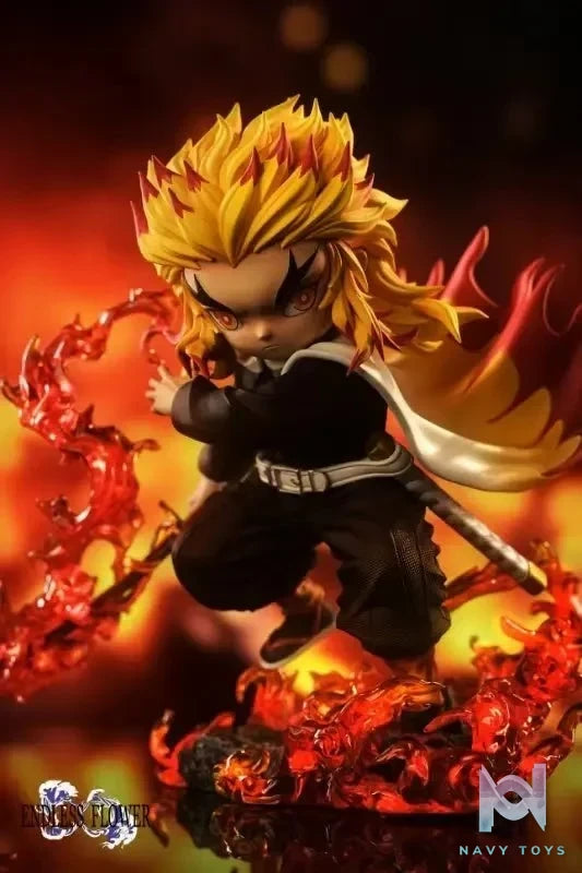 Endless Flower Studio - Demon Slayer 02 Kyojuro Rengoku resin statue Navy Toys anime figure