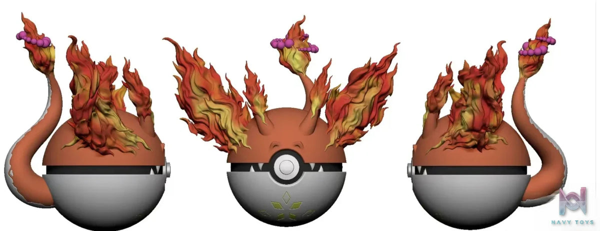 Dao Dan Studio – Pokémon Dynamax Charizard Poké Ball
