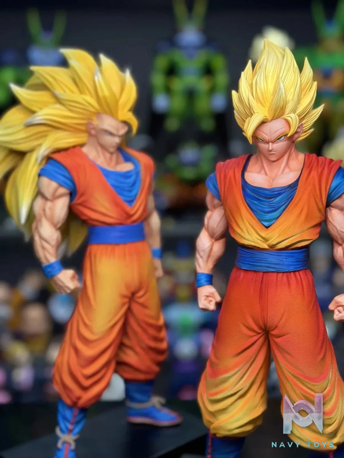 XG Studio - Dragon Ball Z Super Saiya 2 Goku resin statue Navy Toys anime figure