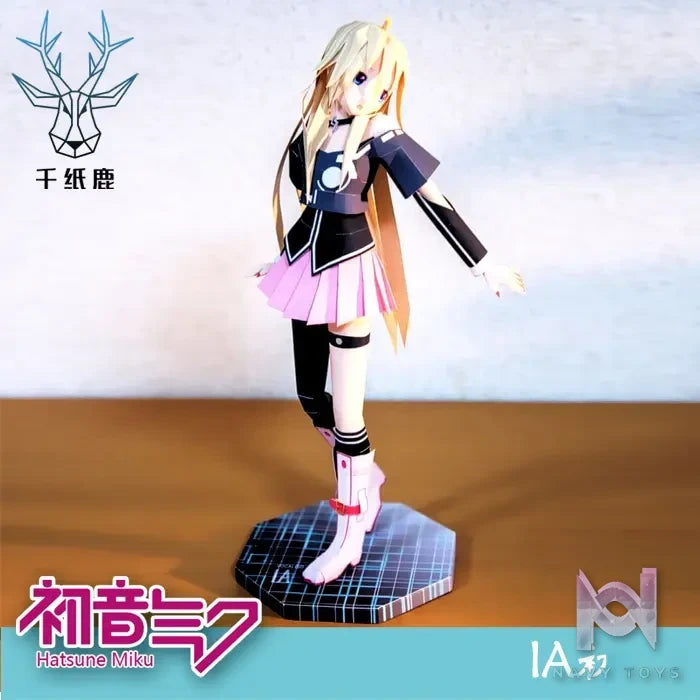 Qian Zhi Lu Studio – Hatsune Miku 3D Paper Model DIY Project Sekai