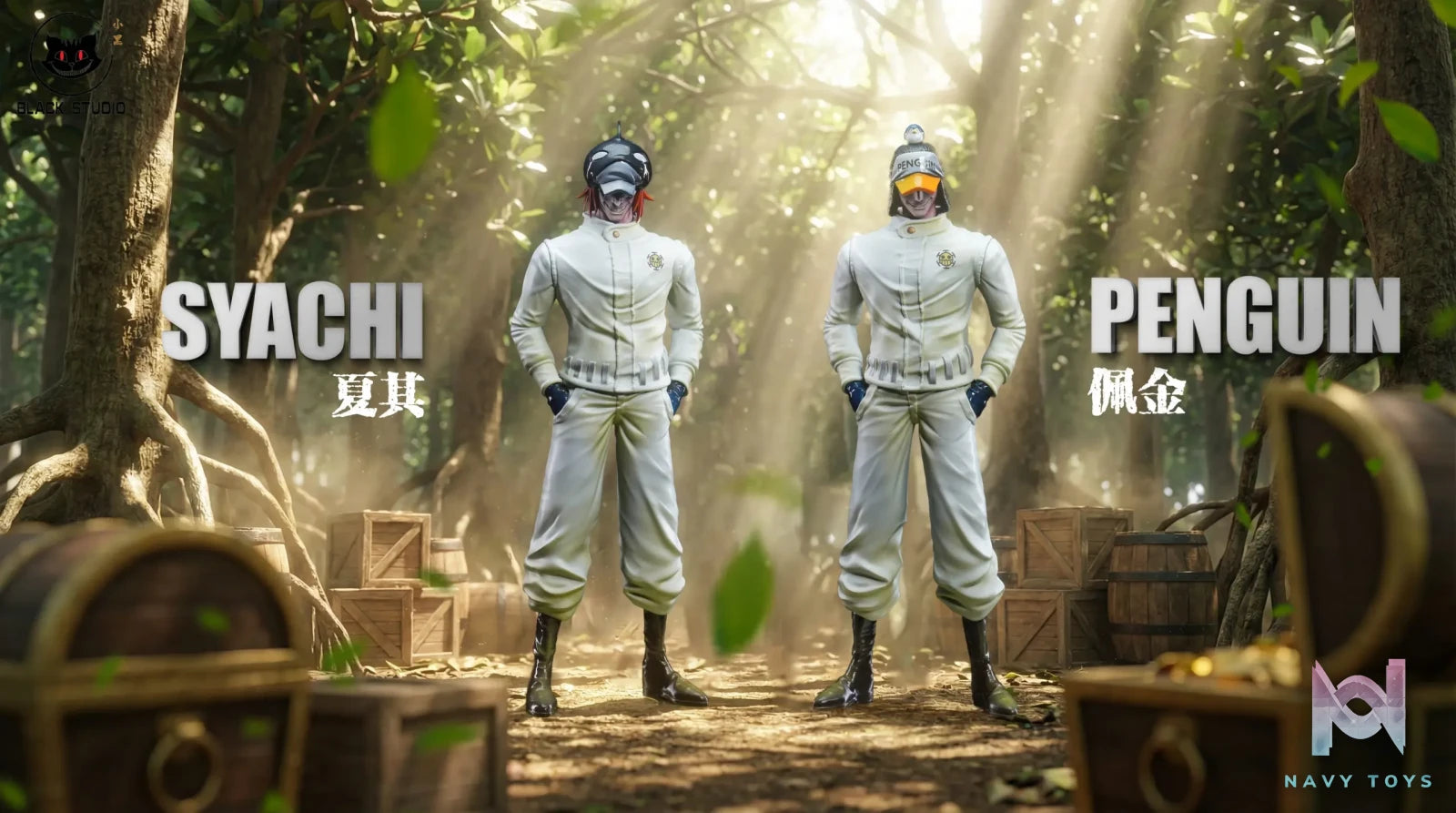 Black Studio – Shachi X Penguin One Piece