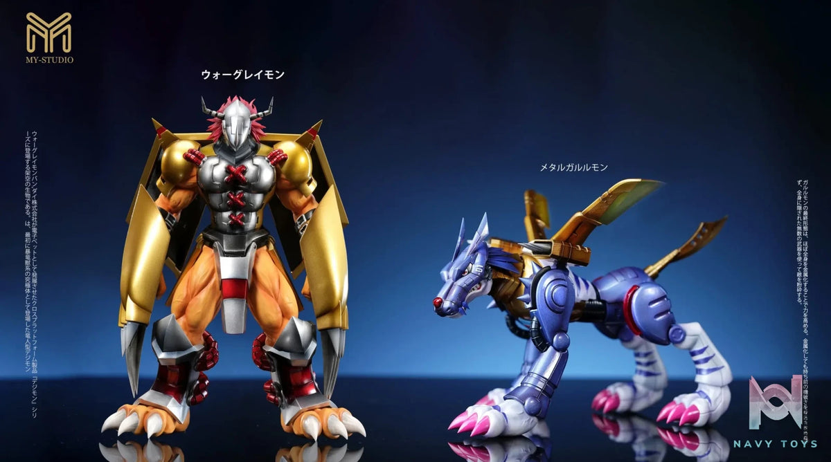 Mine Studio – Digimon Bright and Dark Round 2 – MetalGarurumon & DarkGarurumon